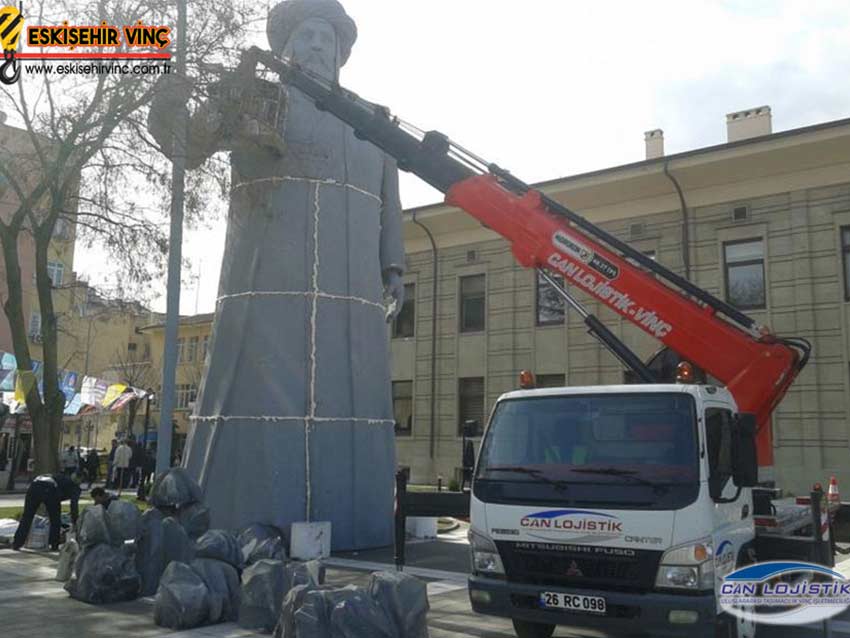 Mitsubishi Canter 859 G Bom Uzunluğu 27 Metre Nakliye Ağırlığı 75 Ton 